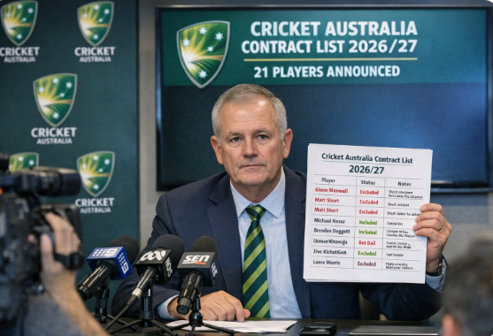 Cricket Australia Contract List