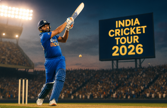 India cricket tour 2026
