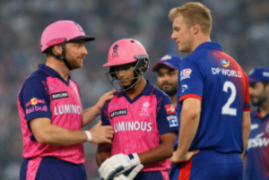Jos Buttler Kyle Jamieson send off