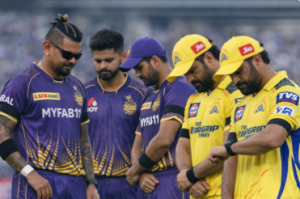 KKR and CSK Wear Black Armbands