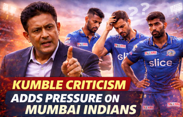 Kumble Criticism Adds Pressure