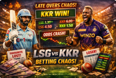 LSG vs KKR betting chaos