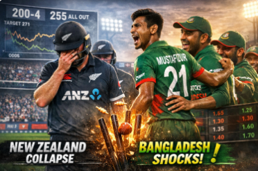 New Zealand collapse vs Bangladesh