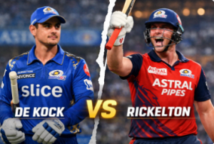 Quinton de Kock vs Ryan Rickelton