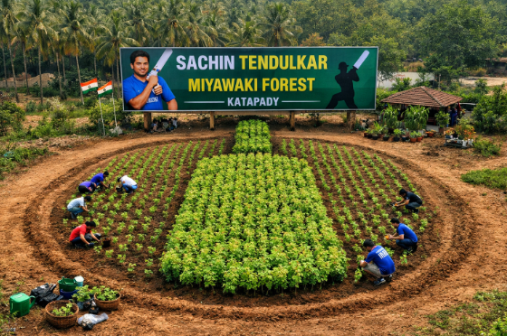 Sachin Tendulkar Miyawaki Forest