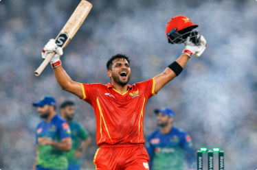 Usman Khan century