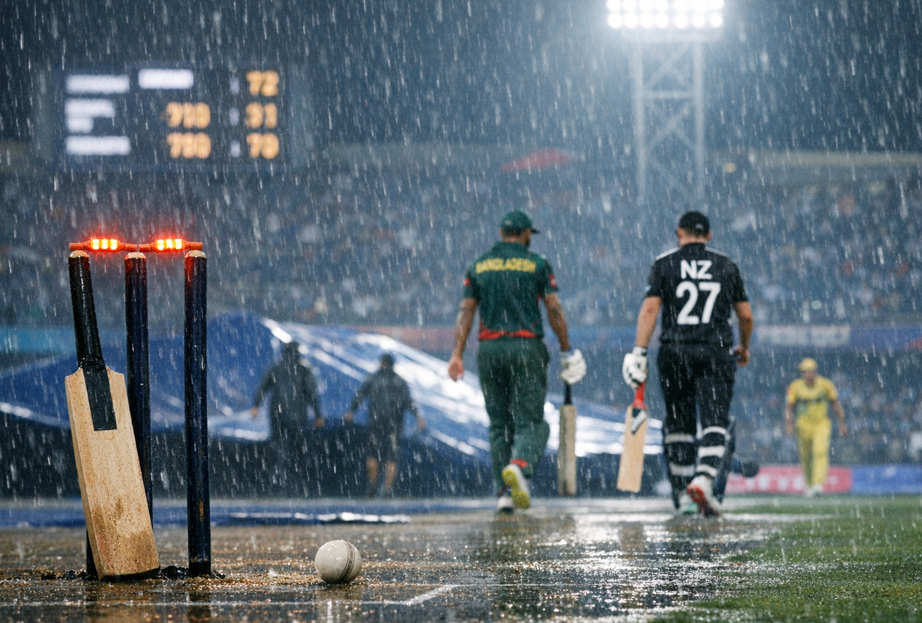 Weather disruptions in T20 cricket