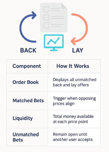 betting exchange matching system