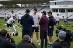 Generic England cricketers train before the New Zealand Test decider as betting markets react to curfew fallout.