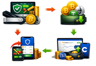 how online crypto betting works