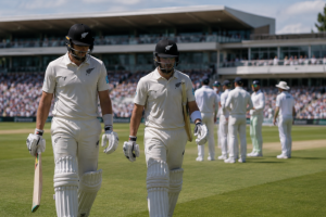 Generic New Zealand openers leave the field after a strong first session as England betting markets drift.