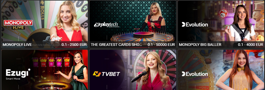 megapari live table games