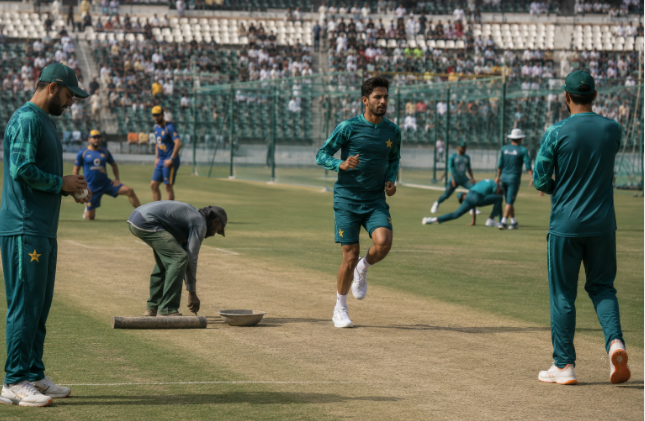 Pakistan and Australia cricketers prepare for a series-deciding ODI in Lahore.
