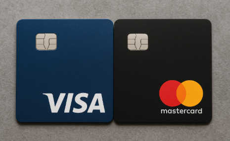 payment methods Visa Mastercard