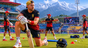Generic cricketer trains before a playoff match as RCB wait on a late fitness decision