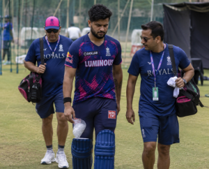 Riyan Parag begins rehabilitation after successful shoulder surgery.