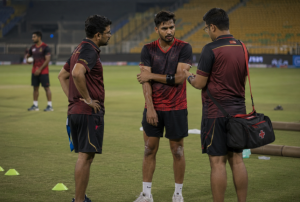 Generic IPL spinner trains under fitness concern ahead of a major playoff race match.